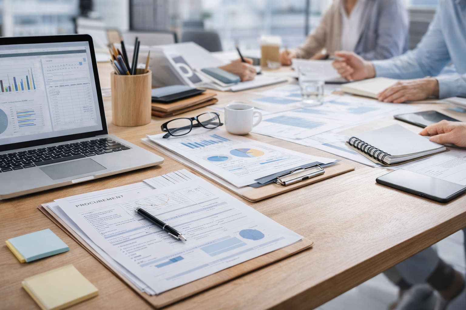 Business support and operational coordination workspace